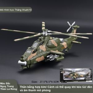 Mô Hình Máy Bay Hợp Kim Trực Thăng Chiến Đấu Tỉ Lệ 1:28 Có Đèn Và Âm Thanh Sống Động Quà Tặng Dành Cho Bé Trai Toy