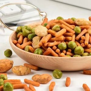 Ganyuan Nuts beans Green bean snack nuts roasted green pea fresh shrimp barbecue flavor 甘源 扁豆