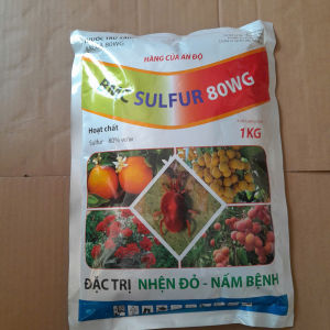 Bacca BMC Sulfur 80WG Gói 1kg DẠNG CỐM Thuốc trừ nhện đỏ nấm bệnh