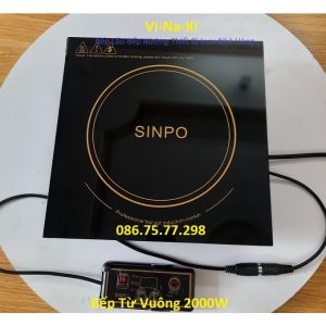 Bếp từ vuông 2000W bếp lẩu âm bàn công suất 2000W bếp từ vuông nhà hàng bếp lẩu sinpo âm bàn nhà hàng