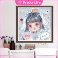 【PL】Hello Kitty Girl 5D DIY Diamond Painting Kuromi and Stitch Cute Gift for Home Decor 30x30cm/40x40cm/50x50cm. 