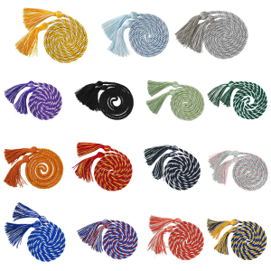 170cm Graduation Cords Graduation Honors Rope with Tassels Long Braided Cords Graduation Strings for Graduation Days
