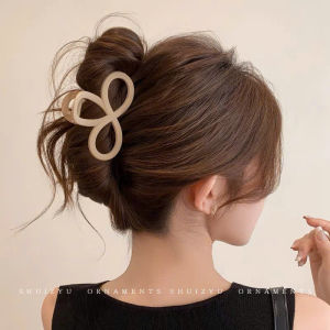 Kẹp tóc càng cua Doudou Kẹp tóc nữ Kẹp càng cua Kẹp gắp tóc nữ Cặp tóc nữ Kẹp nửa đầu 8cm ZJ156