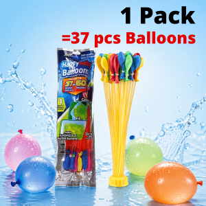 HEVEA Water balloon Buy2 Free1 / 1pack 37pcs Magical Ball Bomb Mix Color Outdoor Party Garden Pool Toy Kid