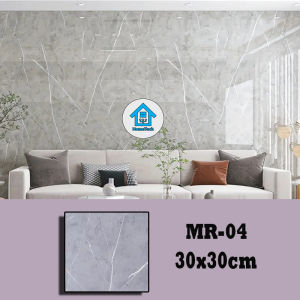 HT Wallpaper Dinding Marble 60 cm x 30cm / Wallfoam Stiker Marbel