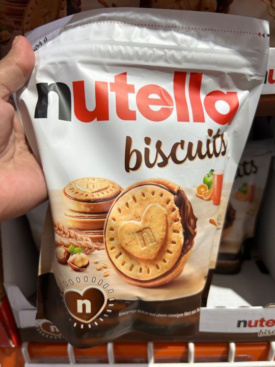 Nutella hazelnut 304g hanuta hazelnut wafer snacks Lazada PH