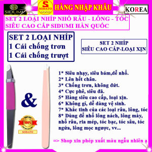 Nhíp nhổ tóc bạc cao cấp nhổ lông nách xịn nhổ râu loại tốt chính hãng hàn quốc sidumi nhổ lên hết chân tóc ngứa sâu trắng lông mày lông mọc ngược chống trơn không đứt chuyên dụng