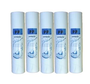 Unipure ไส้กรอง PP polypropylene 5 micron 10นิ้ว แพ็ค 5 ชิ้น ขนาดมาตรฐาน ใช้ได้กับเครื่องกรอง10"ทุกรุ่น
