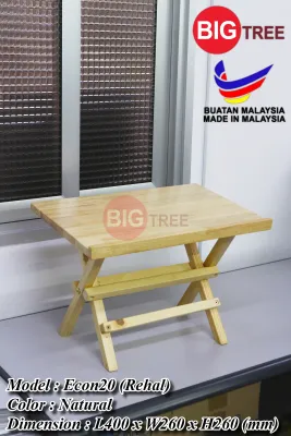 Big Tree Rehal Al-Quran Rehal Meja / Meja Rehal Lipat / Meja Rehal Kayu Lipat / Quality Wooden Foldable Rehal Table