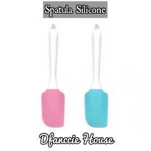 SUTIL SPATULA KUE - Spatula Silikon Pengaduk Kue Adonan Anti Lengket