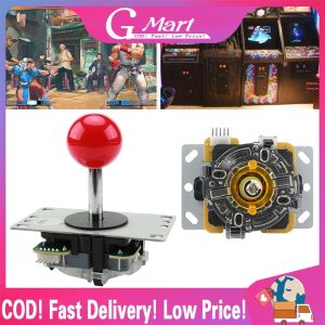 Red 8 Way Arcade Game Joystick Ball Joy Stick Red Ball Replacement W ABS Alloy Ith Strong Steel Shaft Game Joysticks Arcade-Game-Joystick-Red
