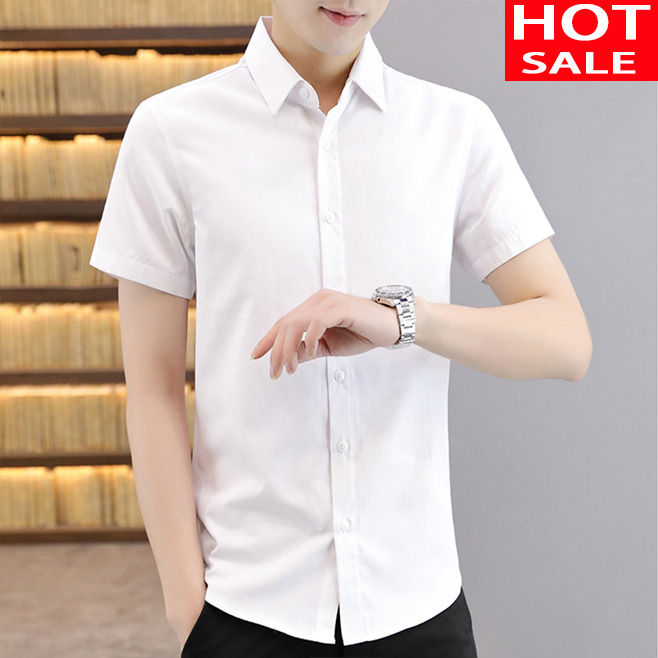 Polo Shirt For Men Fashion Korean Aesthetic Formal Short Sleeve