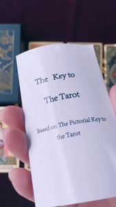 Factory Direct Sale Black Gold Hexagram Star of David Century Old Waite Gold Foil Tarot Cards Cross-border E-commerce Direct Supply