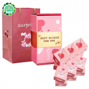 Cash Explosion Gift Box Paper Fun Surprise Bounce Box Red Envelope Pop Up Surprise Luxury Money Box Anniversary