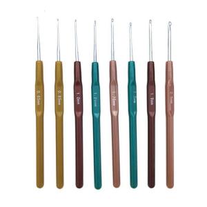 8/10 Pcs Crochet Hooks Set Ergonomic Crochet Knitting for Lacework Hand Stitching DIY Crochet Craft