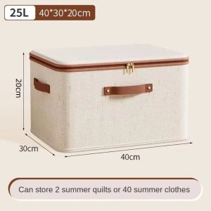 GORGE Dustproof Storage Box Large Capacity with Lid Clothes Organizer Moisture-proof Finishing Box Wardrobe
