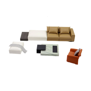 Realistic Dollhouses Living Room Furniture Mini Sofa For Creative Scenes And Artistic Projects