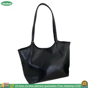 [VODU] Tote Bag for Women PU Leather Tote Bag PU Leather Shoulder Bag for Work Shopping Travel
