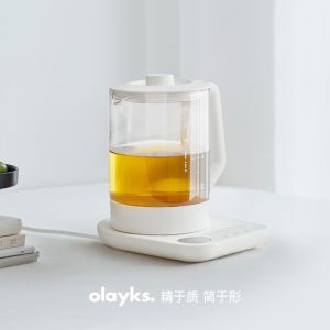 olayks智能养生壶小型办公室恒温家用多功能玻璃烧水壶煮茶壶保温