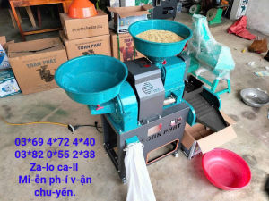 Máy xát gạo nghiền bột gia đình chính hãng bảo hành 1 năm