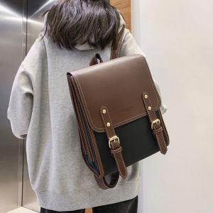 Preppy style women backpack Large Capacity Laptop Bag Casual School Backpacks for Girls patchwork Travel bags for Female totes2026
