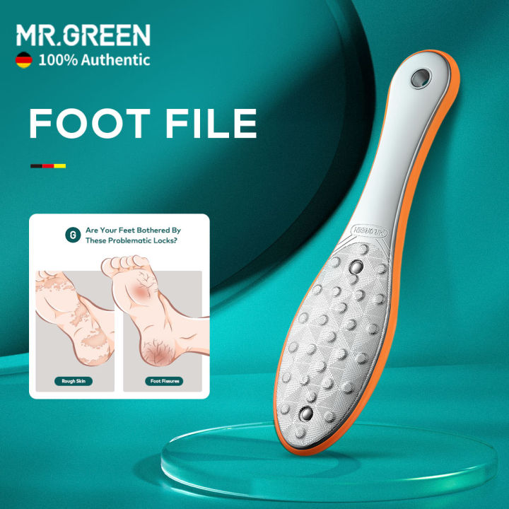 German MR.GREEN Double-Sided Foot rasp Foot file Callus remover tool ...