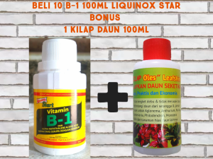 Pupuk Vitamin B1 Tanaman 100ML Liquinox Star Original Anti Stres Tanaman