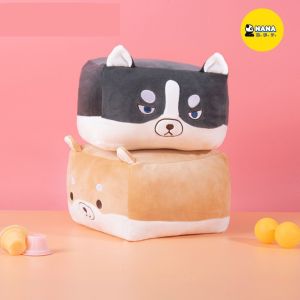 Box Husky Corgi Plushies Soft Toys Cute Plush Toys Birthday Gift Valentines Plushies Surprise Moment Patung Husky Bantal Peluk Comel 柴犬公仔