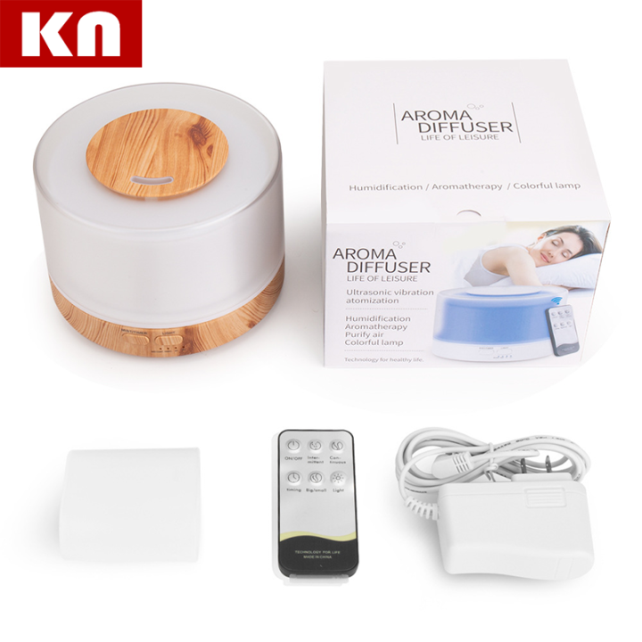 500ML 7 LED Aromatherapy Humidifier with Essential oil Ultrasonic ...