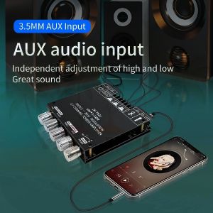 ZK-TB21 2.1 Channel Bluetooth Digital Amplifier 160W*2+220W TDA7498E Chip High Power Subwoofer Module