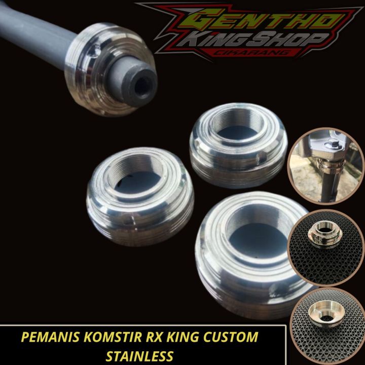 PEMANIS TUTUP KOMSTIR RX KING RXKING RXK RX S MUR KONES CUSTOM STAINLESS