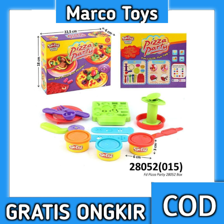 Mainan Play Doh Pizza Fun Doh Mainan Playdoh Kitchen Fun doh 28052