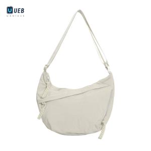 Ueblock✈ Women Fashion Shoulder Bag Large Capacity Simple Carrying Bag Zipper Closure Simple Tote Bag Multi-pockets Commuting Bag