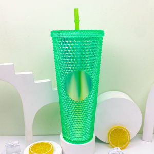 Tumbler Aesthetic Thermos Diamond - Botol Minum  Venti Studded Cold Cup Kapasitas 700ml