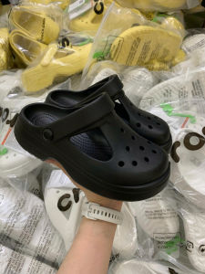 CrocsFanClub – PB350 - sục maryjane trơn trẻ em sz c11-J3 siêu xinh sandal đi biển