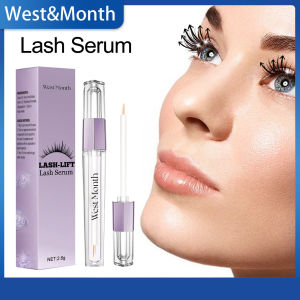 West Month Lash-lift Lash Serum Slim Curly Eyelash Liquid Moisturizing Make The Eyelashes More Plump And Elastic Reduce Eyelash Shedding And Breakage Caused By Dryness Keep Eyelashes Thick Create Beautiful Eyes Makeup Product