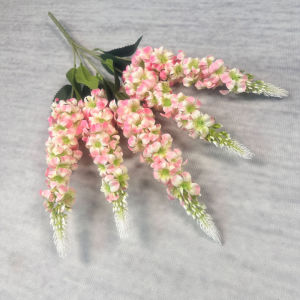 5-Fork French Style Artificial Hyacinth Beautiful Silk Petal Floral Arrangement Home Wedding Decor