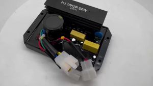 HJ.10K2P.220V AVR เครื่องกำเนิดไฟฟ้าเบนซินดีเซลโมดูลควบคุมแรงดันไฟฟ้าอัตโนมัติ