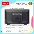ACE 42" LED TV 909 FULL HD  Frameless Flat screen LED TV. 