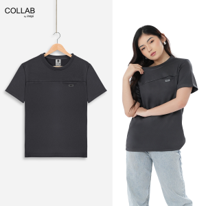 COLLAB by Inspi Premium Plain Tshirt for Men and Woman Welt Pocket Relaxed Fit Casual Korean Tops Collection Menswear Chest Pocket Shirt