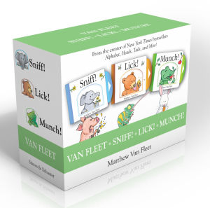[ORIGINAL] Van Fleet Sniff! Lick! Munch! Board books version (Boxed Set)