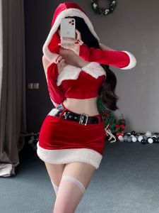 U Gonna Sชุดนอนชุดชั้นในสตรีแขนกุดสีแดงคอวีดันทรงเปิดหลังรัดรูปสำหรับปาร์ตี้2025ของขวัญสำหรับแฟนสาว