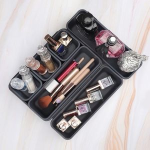 28-Piece Drawer Storage Box Set: Perfect Tableware & Cosmetics Organizer
