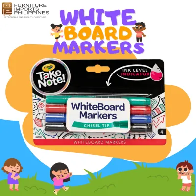Take Note Board Line Low Odor Whiteboard Marker 4 Colors