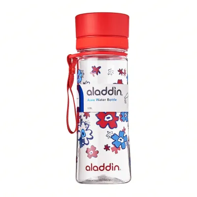 Aladdin 0.3L BPA-Free AVEO Water Bottle-Graphics Red