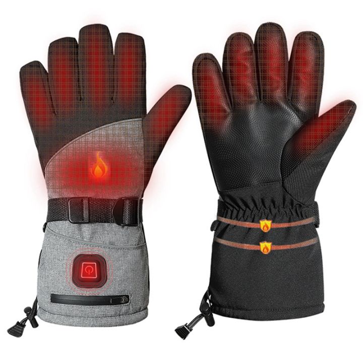 Electric Heated Gloves With 3 Levels 5000mah Rechargeable Battery 