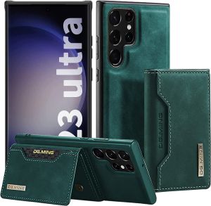 for Samsung S25 UltraS24 Ultra Case WalletDetachable Wallet Phone Case with Card HolderKickstand Slim Leather Case for Galaxy S25 Plus/S24 FE/S24 Plus/S23 Ultra/S22 Plus/S22 Ultra/S21 Plus/S20 Ultra/Note 20 Ultra/A16/A36/A55/A15/A35