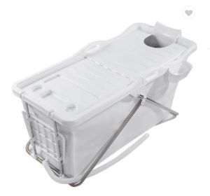 【SG Seller】Adult Portable Bathtub Foldable Bathtub Folding tub Soaking Tub HDB Bathtub Light Tub Plastic Bathtub Plastic Portable Bathtub