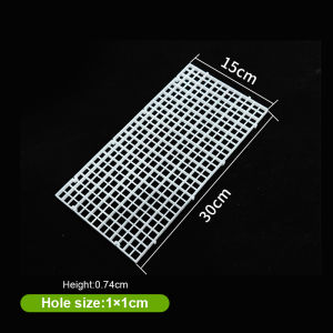 Ginca Detachable Spliceable Fish Tank Isolation Plate Upper Cover Net Bottom Filter Grid Bracket Bottom Filter Plate Divider Plate