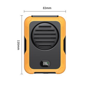 KeepMoving 🔥2023ใหม่🔥！พัดลมคาดเอว พัดลมไร้สาย พัดลมพกพา พัดลมคล้องคอ พัดลมแคมป์ปิ้ง พัดลมินิ อเนกประสงค์ เดินป่า ตั้งแคมป์  ทํางาน ระบายความ